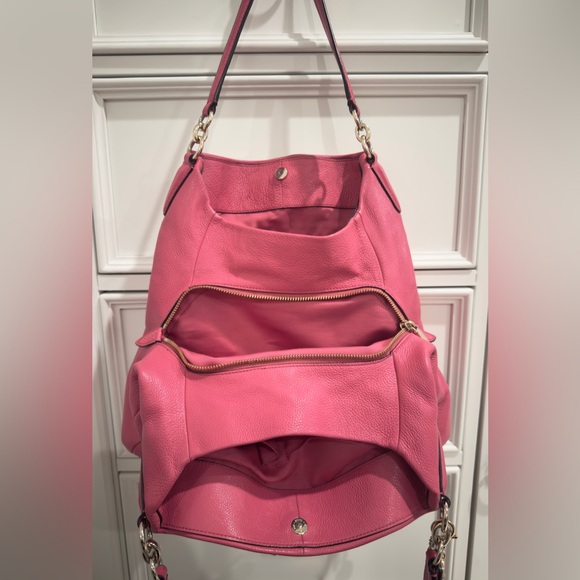 💖 SOLD - Coach Madison Phoebe Pink Leather Hobo Shoulder Bag - Picture 10 of 17